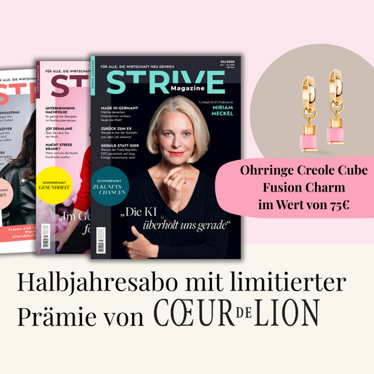 Halbjahresabo mit Schmuck-Prämie von Coeur de Lion
