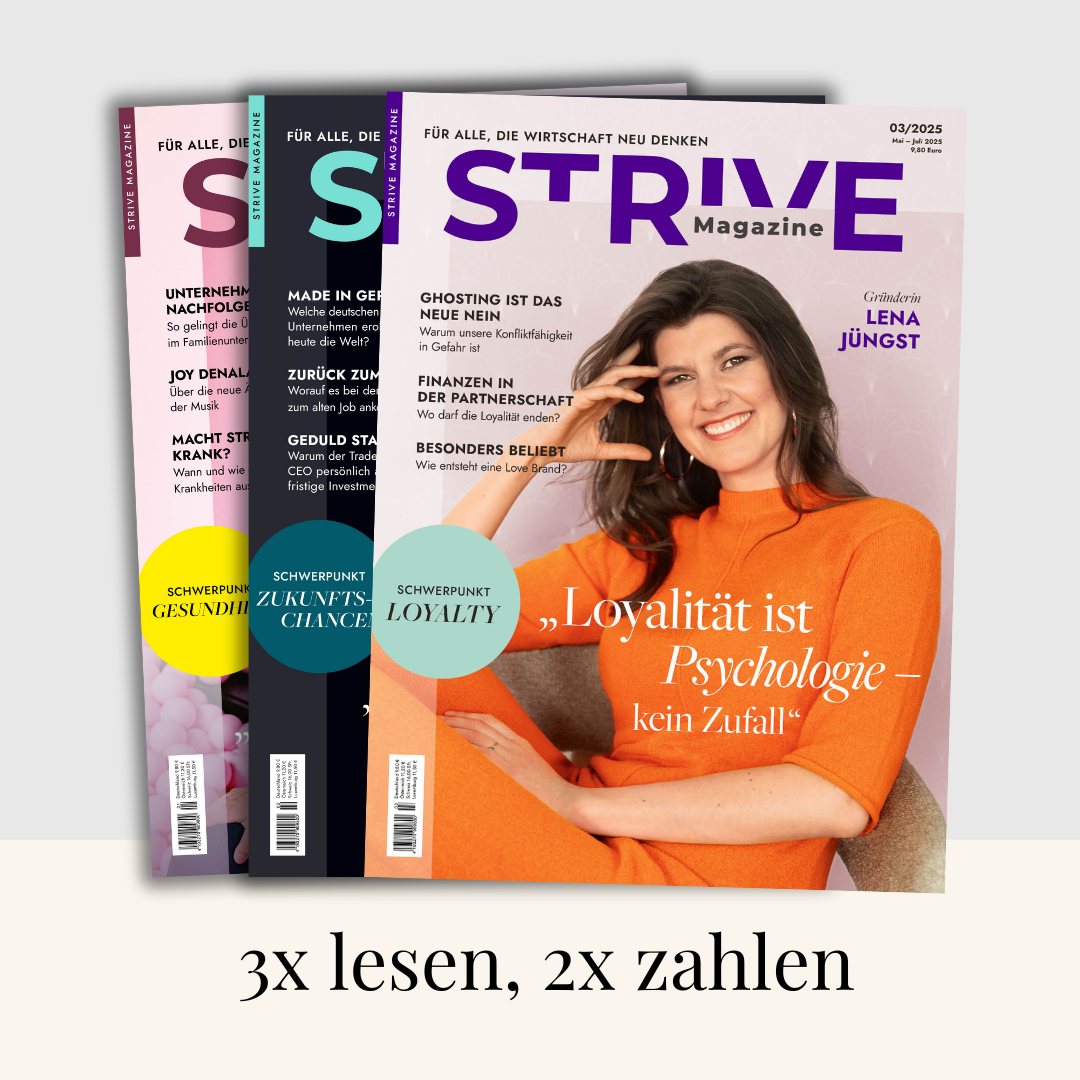 Abonnements – STRIVE Magazine