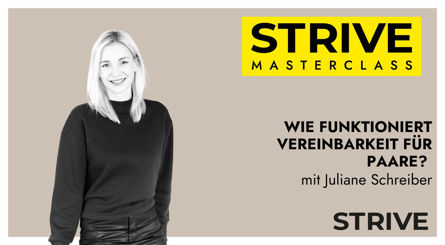 Masterclass „Mental-Load-Falle: Wie gelingt die faire Aufgabenteilung als Paar?” mit Juliane Schreiber
