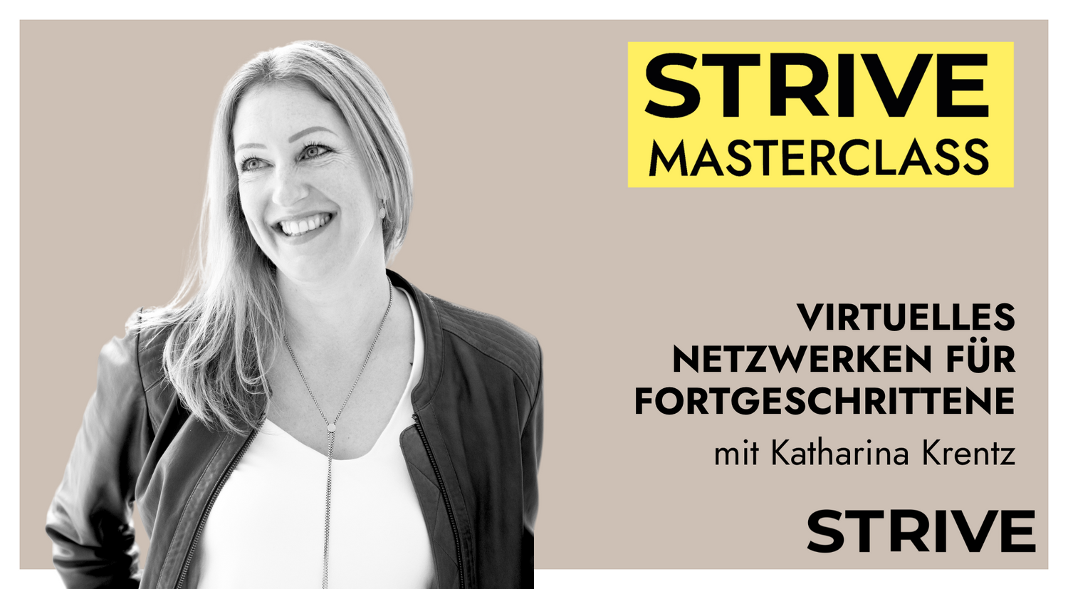 Masterclass "Virtuelles Netzwerken für Fortgeschrittene" mit Katharina Krentz