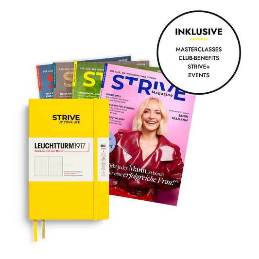 Leadership-Abo Print mit STRIVE Notizbuch