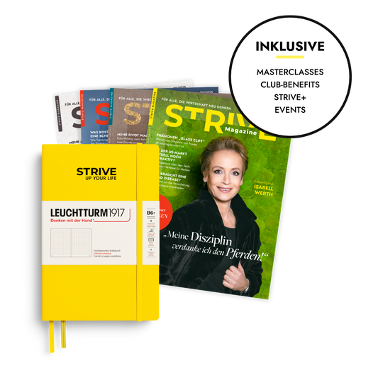 Leadership-Abo Print mit STRIVE Notizbuch