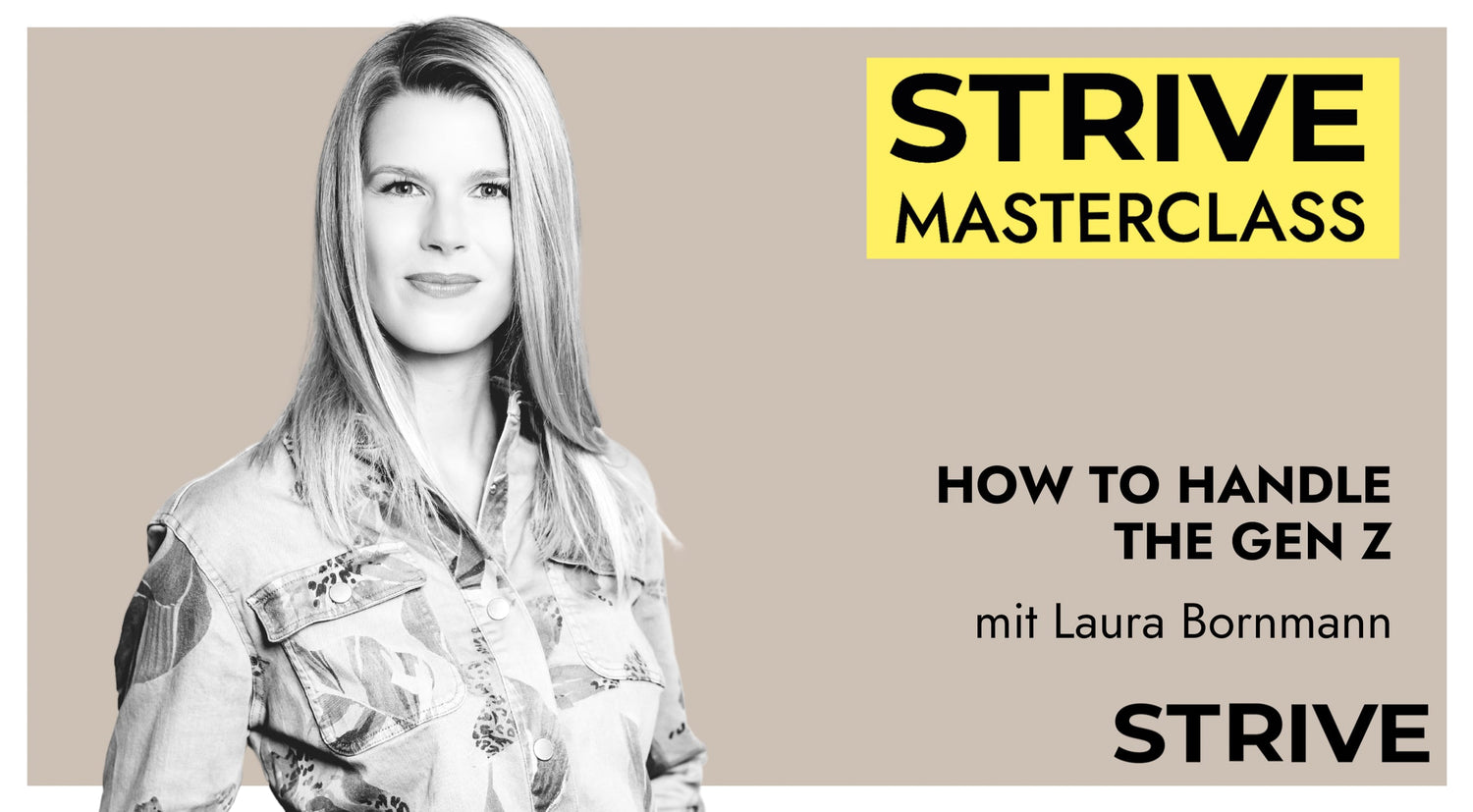 Masterclass „How to handle the Gen Z" mit Laura Bornmann