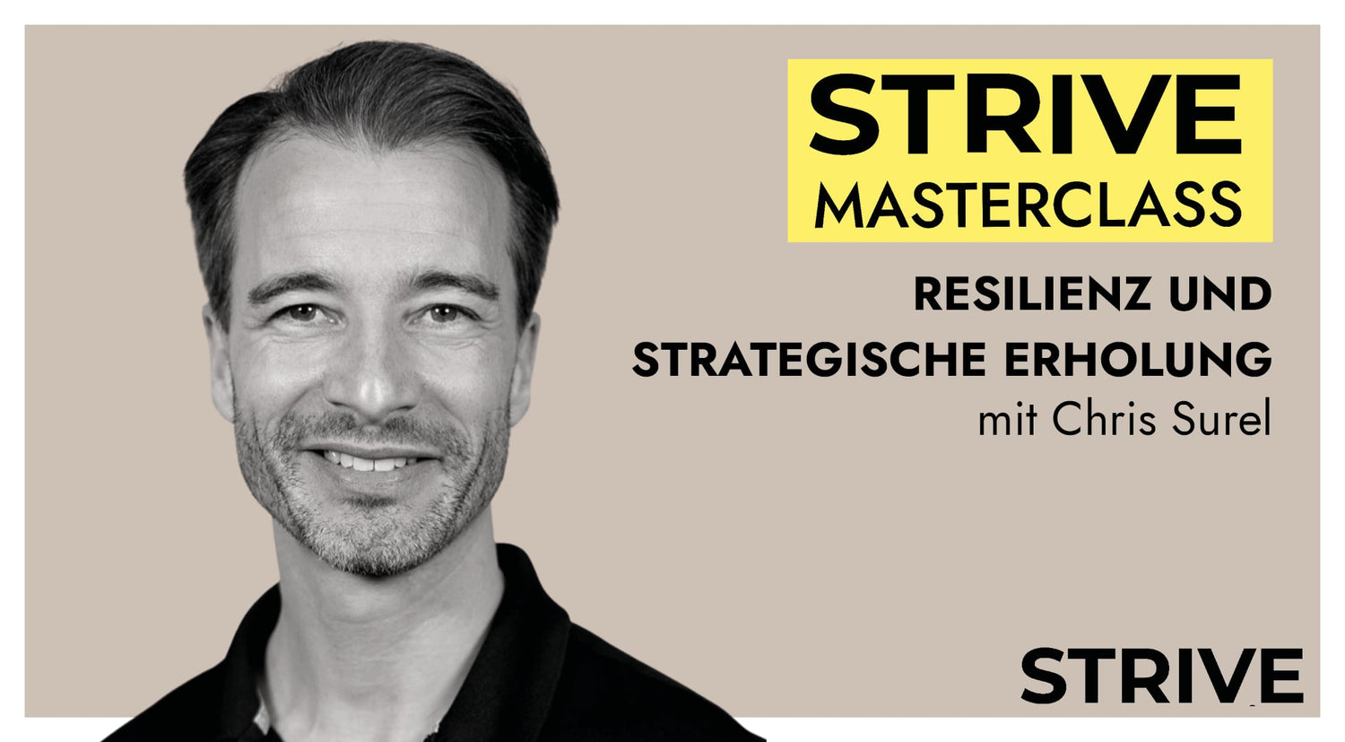 Masterclass „Resilienz & strategische Erholung" – mit Chris Surel