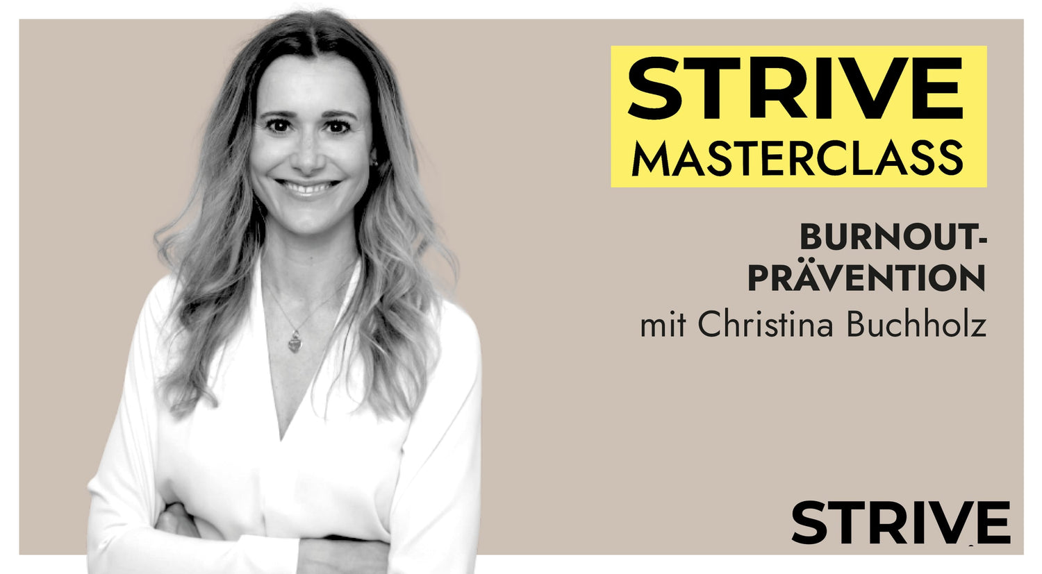 Masterclass „Burnout-Prävention" – mit Christina Buchholz
