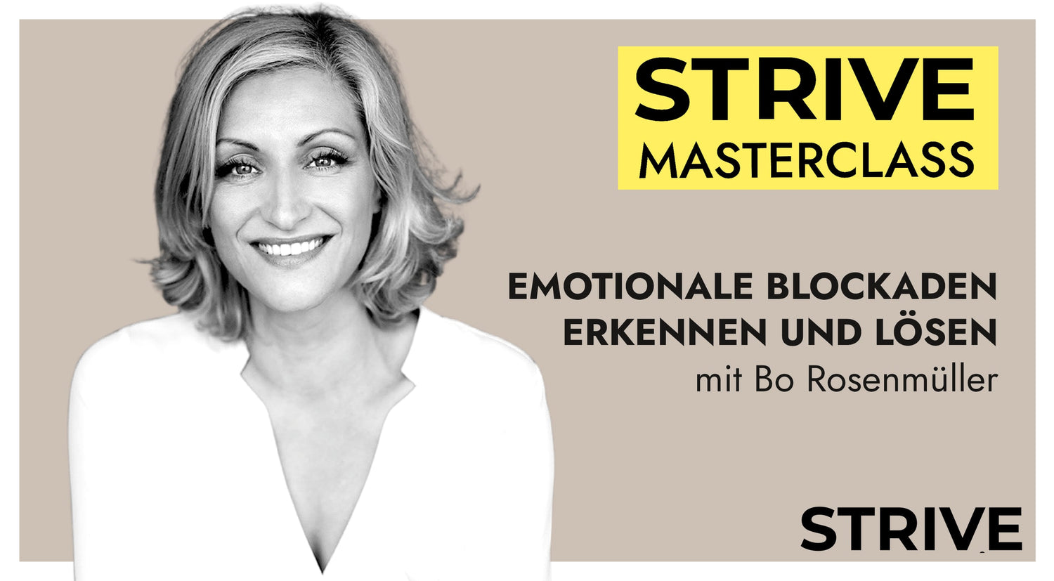 Masterclass „Emotionale Blockaden erkennen und lösen" – mit Bo Rosenmüller