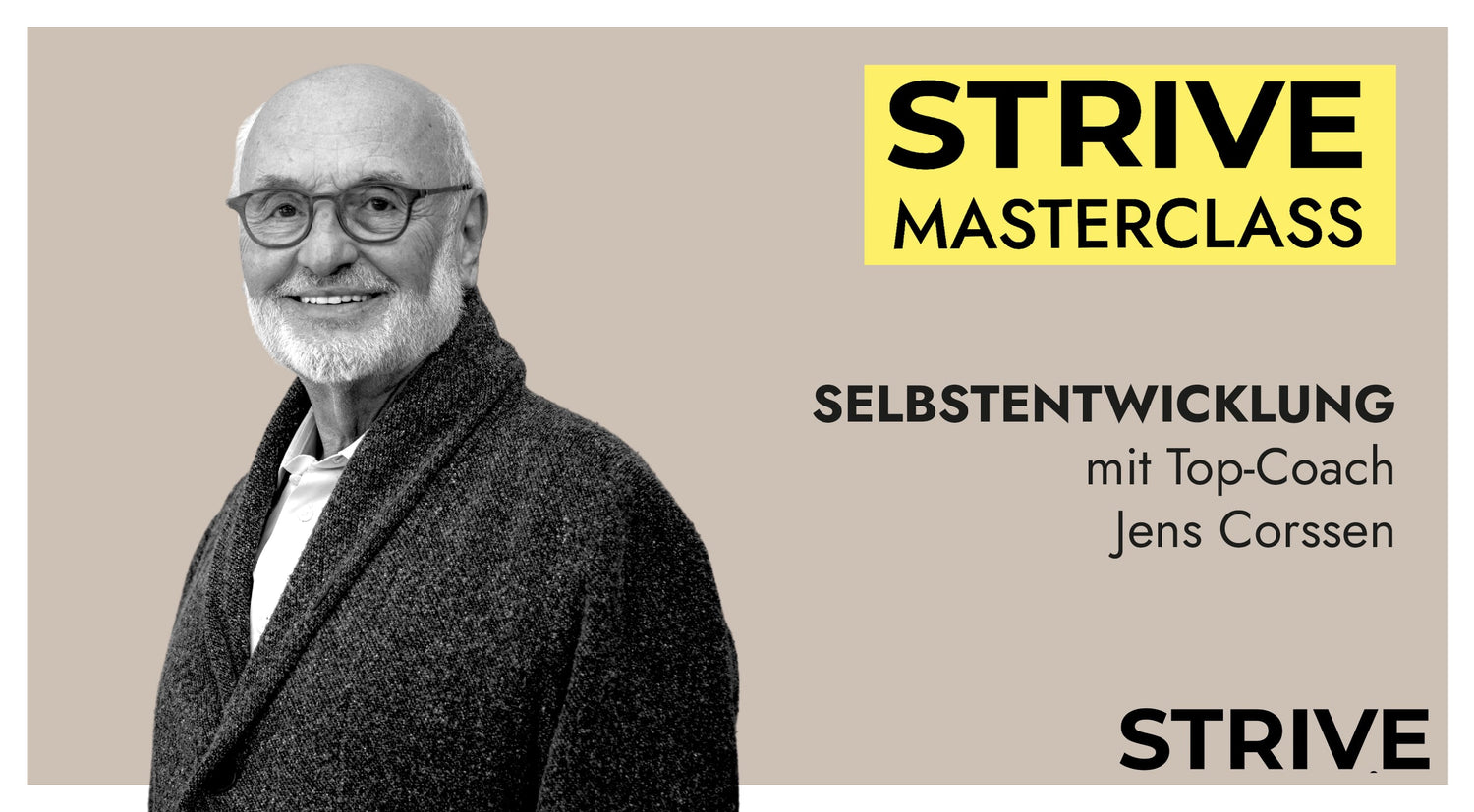 Masterclass „Selbstentwicklung" – mit Business Coach Jens Corssen