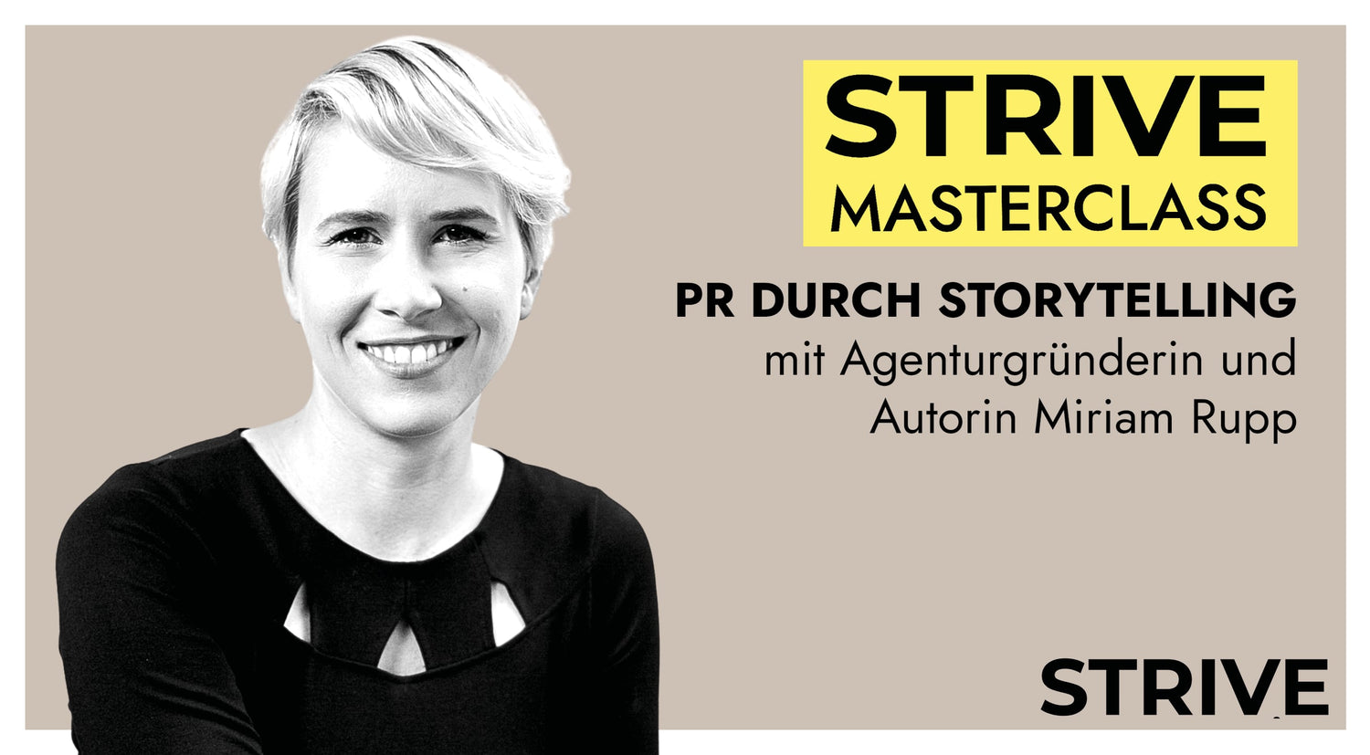 Masterclass „PR durch Storytelling” – mit Agenturgründerin und Autorin Miriam Rupp