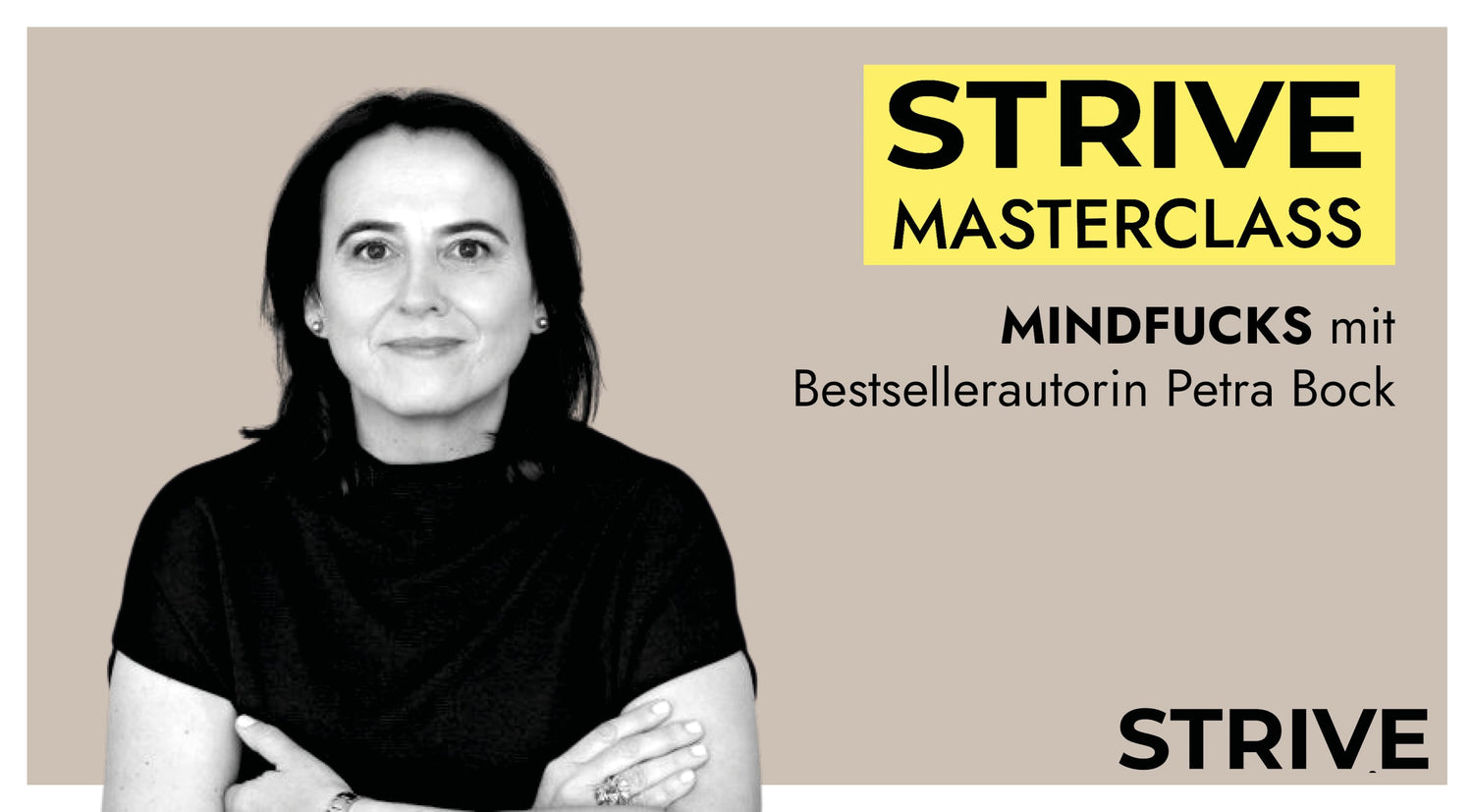 Masterclass „Mindfucks" – mit Bestsellerautorin Petra Bock