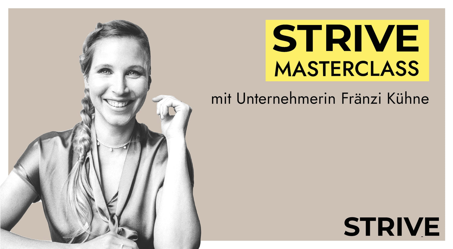 Masterclass – mit Unternehmerin Fränzi Kühne